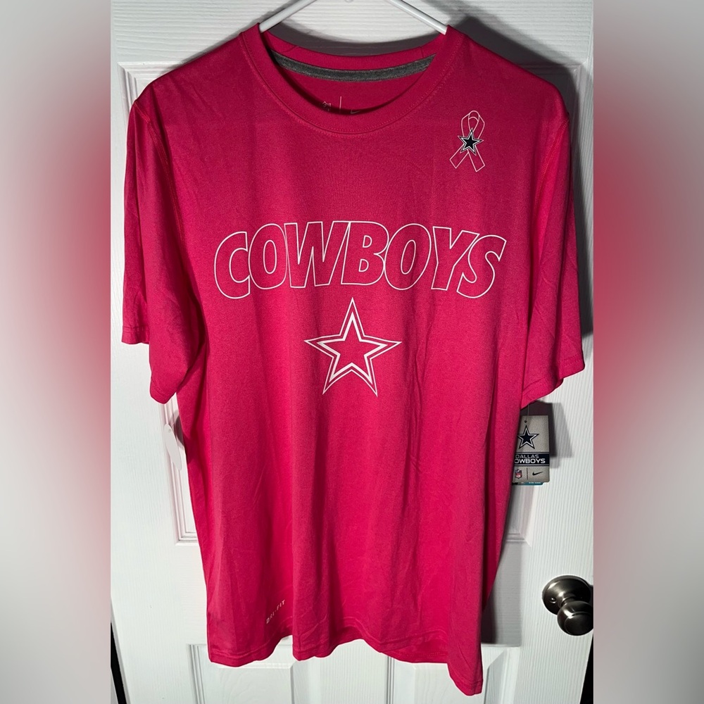 Nike Pink Dallas Cowboys Short Sleeve Tee